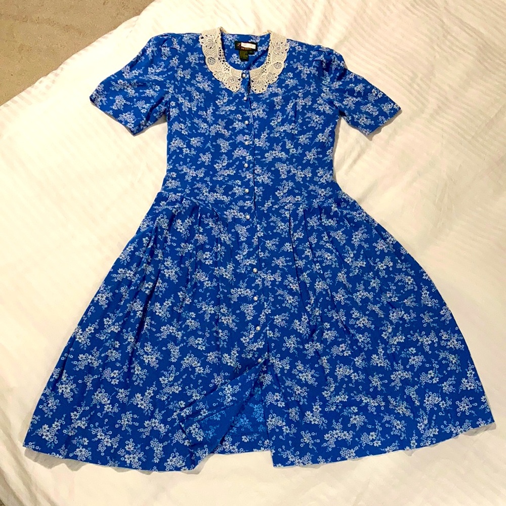 GORGEOUS Diana style vintage tea length midi dress
